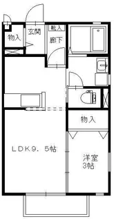 T・コルヌ(2025年12月末にて管理終了)【2階】の間取り