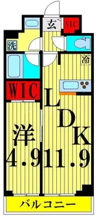 シーズンフラッツ押上テラス【6階】の間取り