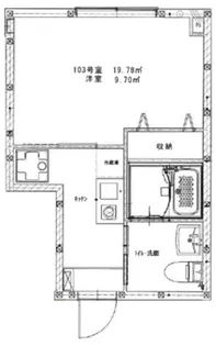 パークノート東日暮里【1階】の間取り