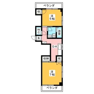 伊東ビル【4階】の間取り