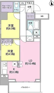 スタイリオ品川中延【13階】の間取り