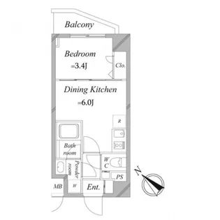 東京都大田区下丸子3【マンション】の間取り