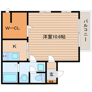 エクレウス【2階】の間取り