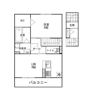 セリシエール大津【2階】の間取り