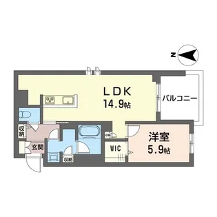 センターレジデンス グランデ【1階】の間取り