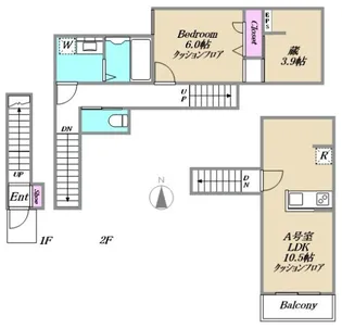 ローズ コートの間取り