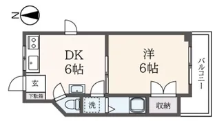 アビタシオン上條【3階】の間取り