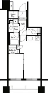 パークアクシス大塚【12階】の間取り