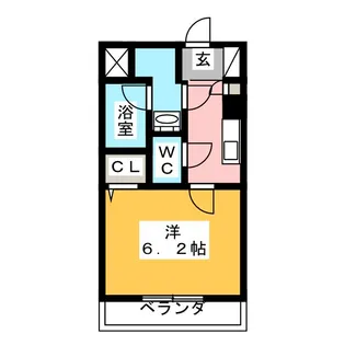 モンテ横浜【2階】の間取り