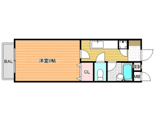 ヒルサイドテラス【1階】の間取り