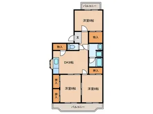 レジデンス内浦【2階】の間取り