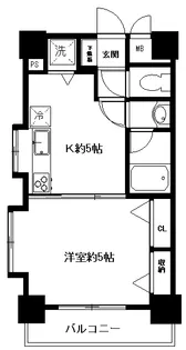 マイキャッスル武蔵小山II【3階】の間取り