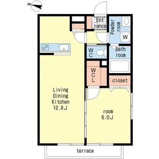 エスペランサ【1階】の間取り