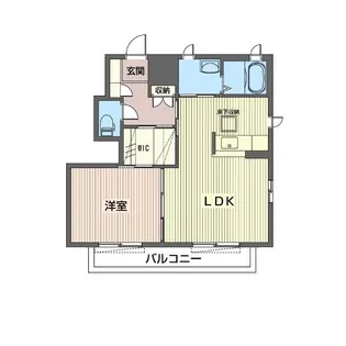 ラメール A【1階】の間取り