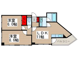 グレースYTパレス【2階】の間取り