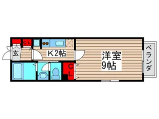 ベルナ-ル21【1階】の間取り