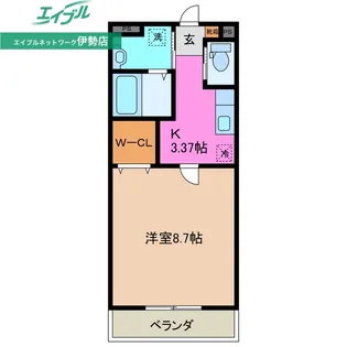 グランスマイル【1階】の間取り