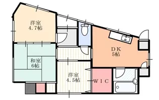 横山荘【1階】の間取り