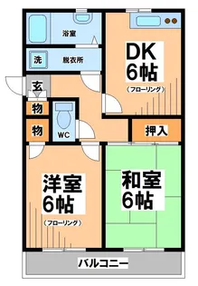 サンハイム新富【3階】の間取り