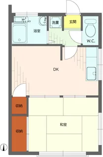 福島ハイツ【2階】の間取り