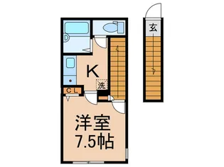 タウンハウス野方【2階】の間取り
