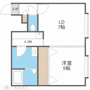 アルカディア壱番館【2階】の間取り