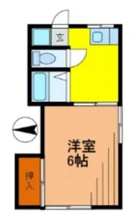 ベルハイム小菅【2階】の間取り