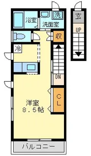 アロッジオ【2階】の間取り