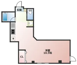 レーベン舟渡【2階】の間取り