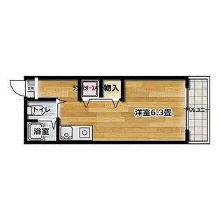 ジュネスビクトリア【3階】の間取り