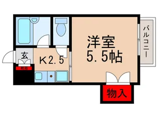 クリスタルハイツ【2階】の間取り