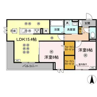 フェリックス【1階】の間取り