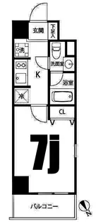 T’s gardenセンター南【9階】の間取り