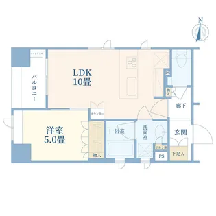 GREEN PARK千代田司町【9階】の間取り