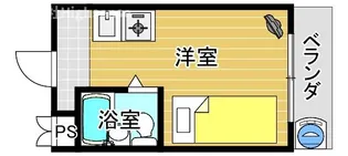 ヴィラ五月【4階】の間取り