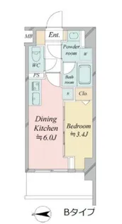 ドゥーエ王子神谷【1階】の間取り