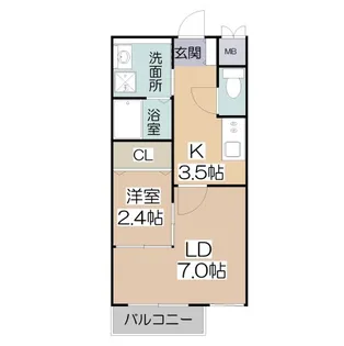 M s Soleil【2階】の間取り