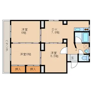 あいらんど檍【2階】の間取り