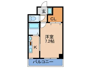 ラフォンテ十三【2階】の間取り