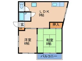 メゾンルミェール【4階】の間取り