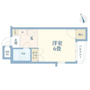 パレス江古田【1階】の間取り