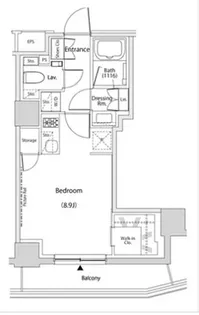 ザ・パークハビオ文京目白台プレイス【9階】の間取り