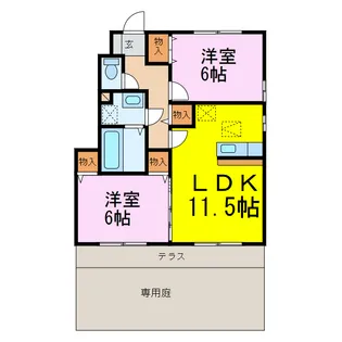 カーサ・シエロの間取り
