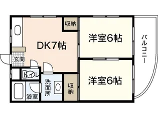 タガシラビル【3階】の間取り