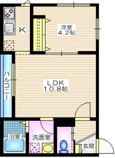 グランツ妙蓮寺【2階】の間取り
