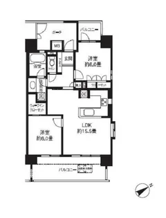 ライオンズシティ白金高輪【11階】の間取り