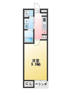 リアンテラス【2階】の間取り