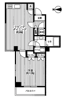 ベルザ自由ケ丘【2階】の間取り