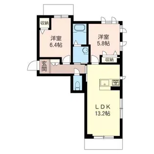 ブロードレジデンス【SHM】【1階】の間取り