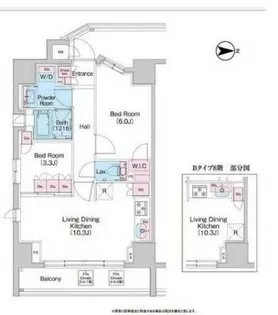 コンフォリア世田谷上馬【6階】の間取り